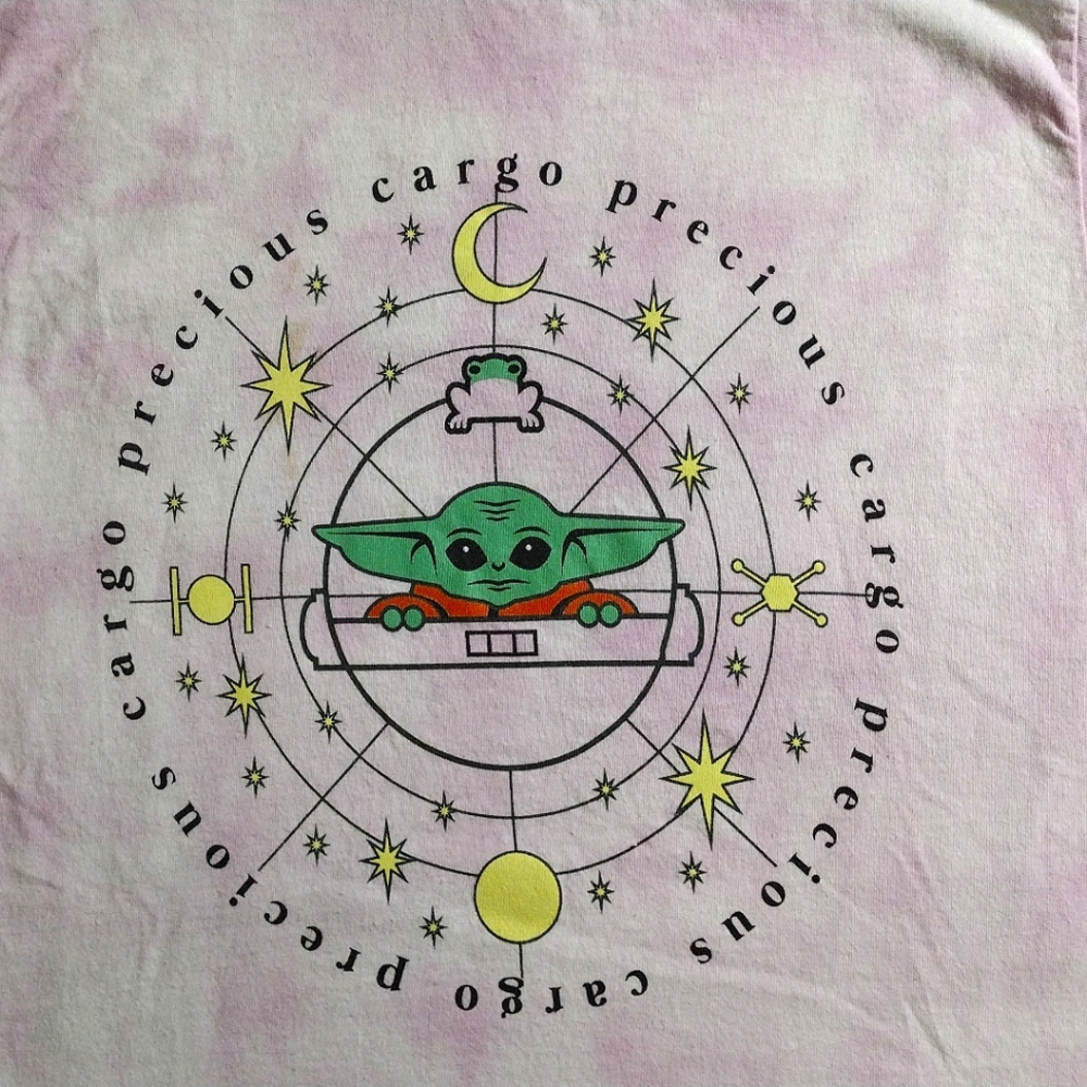 EUC Star Wars Baby Yoda "Precious Cargo" tee - Picture 5 of 7